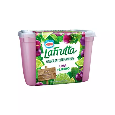 Imagem Sorvete Nestlé Lafrutta Uva e Limão