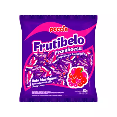 Imagem Bala Mastigável Fruitbelo Framboesa